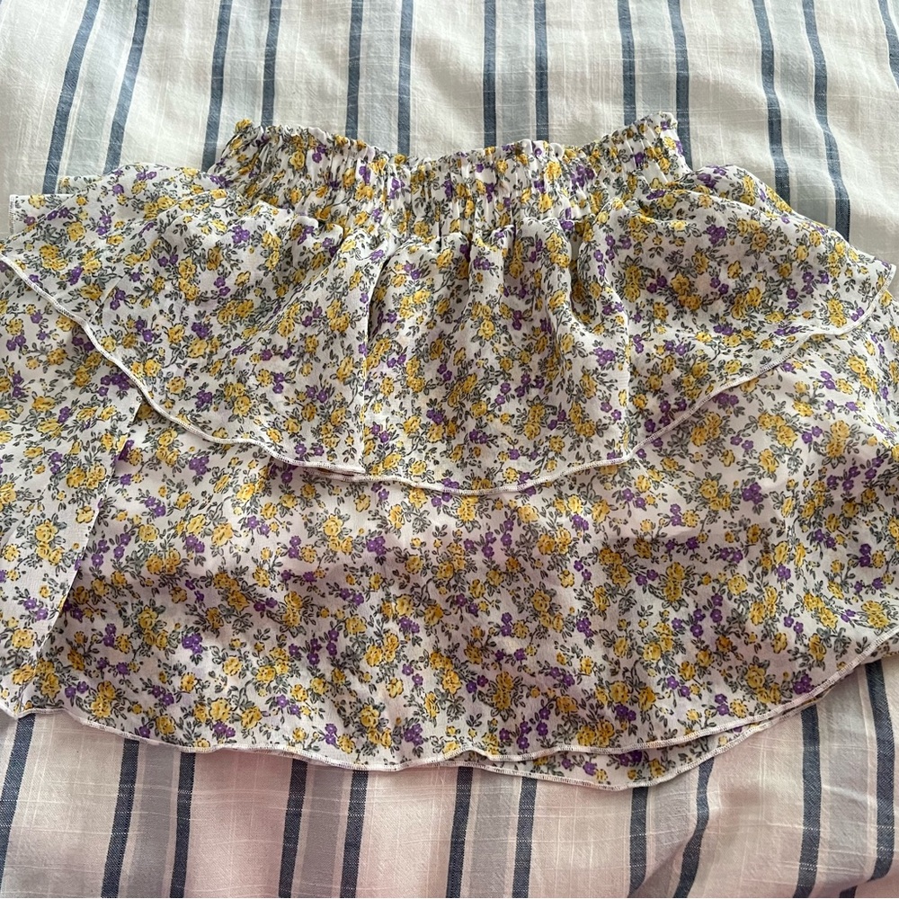 Katie J NYC Floral Print girls Skirt